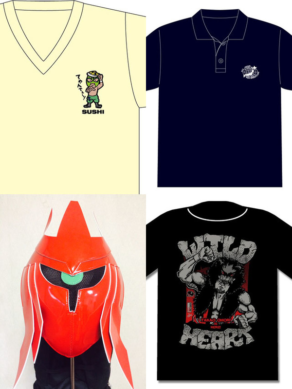 「SUSHIてやんでぇTシャツ」、「鼓太郎入場マスク」など 7・8後楽園より新発売(画像あり)