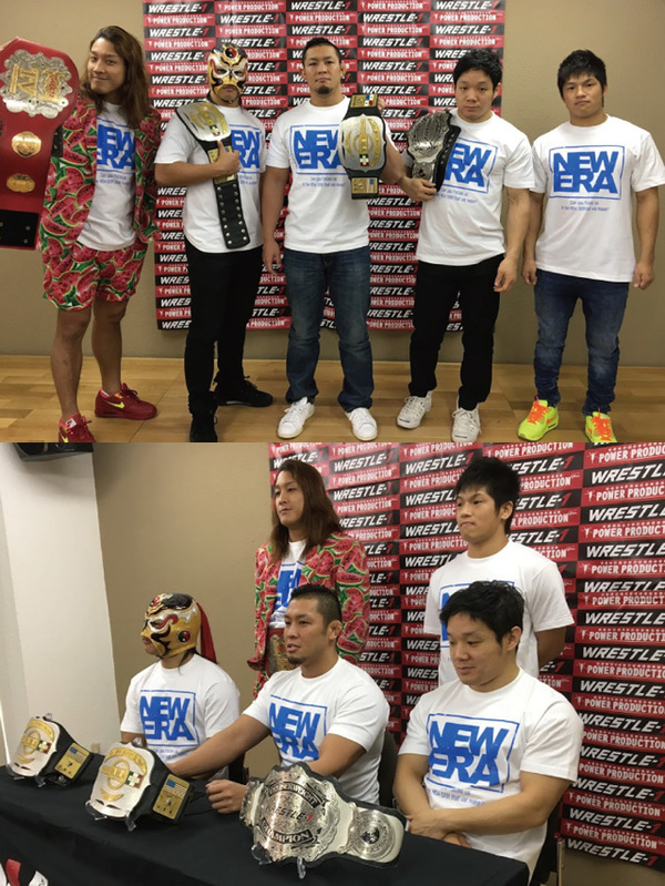 稲葉、イケメン、児玉らの若手軍団名称が『NEWERA』に 12・9後楽園での王座独占を宣言