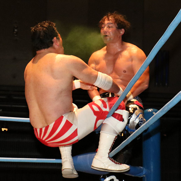 菊地料理でTAJIRIがGAORA王座V6 「そろそろ全日本内の人間と」
