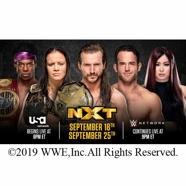 NXTが9月18日よりUSAネットワークで2時間番組でライブ放送、初回&第2回のみ後半1時間をWWEネットワークでライブ配信