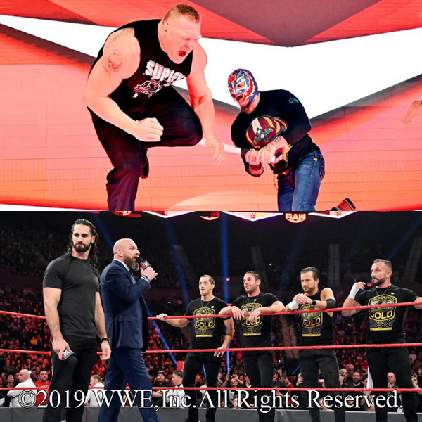 レスナーがロウ登場、ミステリオ襲撃でWWE王座戦決定、カブキ・ウォリアーズがまさかの敗戦、トリプルHがロリンズをNXTに勧誘