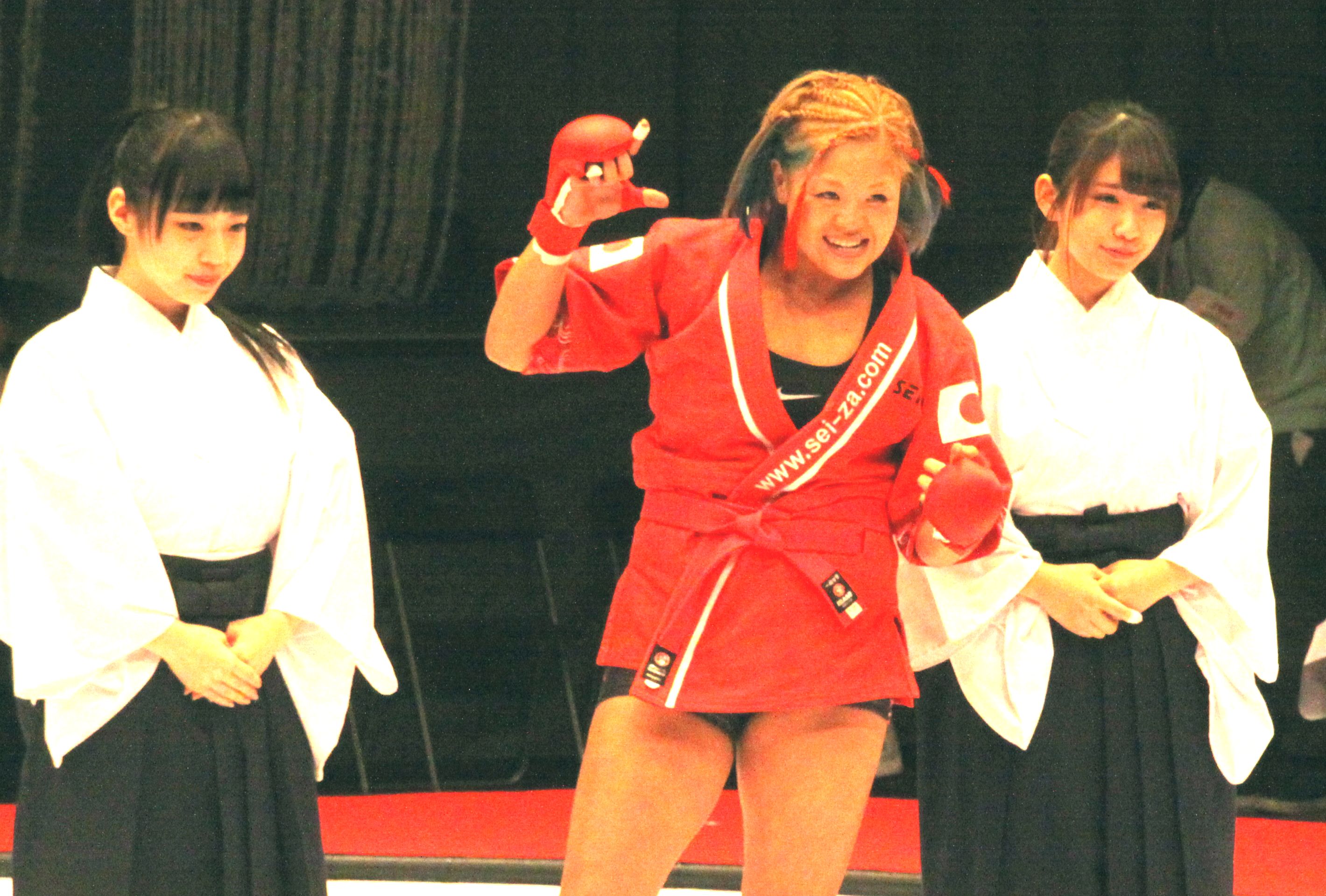 SEI☆ZA旗揚げ戦で、高橋奈苗が49歳ギリシャ熟女を撃破!