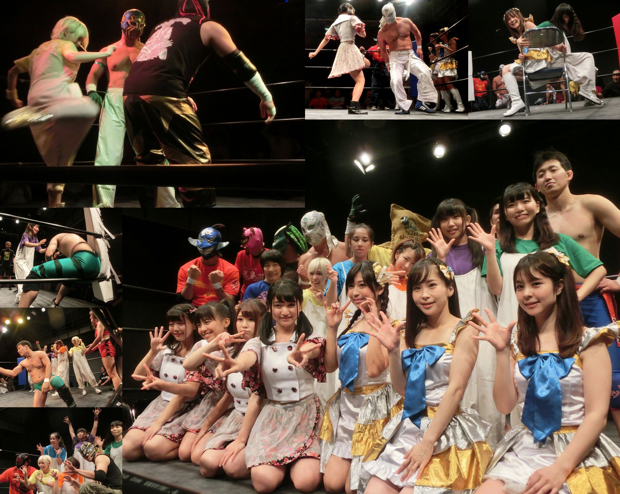 ご当地ランブル優勝アイドルは東京CLEAR'S・朝比奈凛! 8・13ご当地×アイドル×プロレス「アイドル×マスクマン花鳥風月」